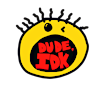 Logo de DUDE, IDK Creative