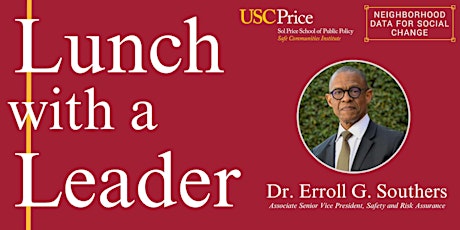 Lunch with a Leader, Dr. Erroll Southers primary image