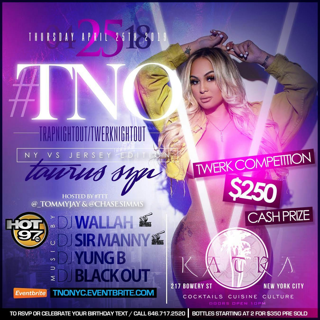 Hot 97 Chase Simms Events #TNO Trap Night Out Gemini Affair at Katra Lounge Tequila Open Bar Ladies Free Entry @Chase.Simms