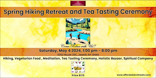 Imagem principal do evento Spring Hiking Retreat and Tea Tasting Ceremony!