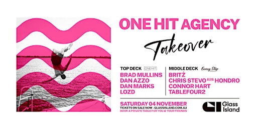 Imagen principal de Glass Island - One Hit Agency Takeover - Sat 4th Nov - SOLD OUT