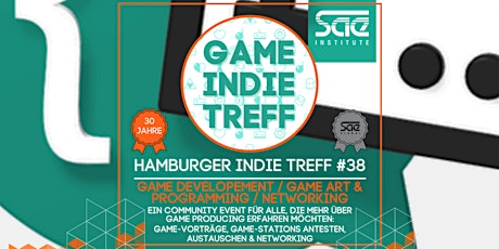 Hauptbild für Hamburger Game Indie Treff #38 (Game Art & Programming // Networking)