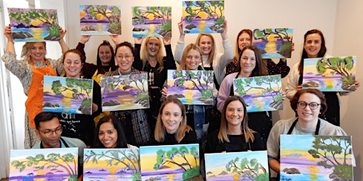 Imagem principal do evento Paint and Sip in Melbourne: Pure Tranquility