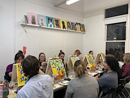 Sip and Paint in Melbourne: Vase with Irises by Van Gogh primary image