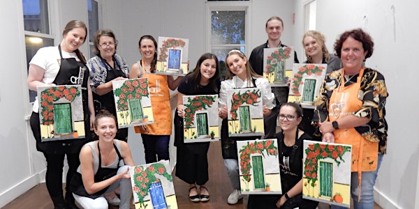 Paint and Sip in Melbourne: Green Door