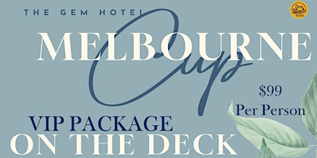 MELBOURNE CUP VIP LUNCHEON PACKAGE primary image