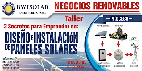 Imagen principal de Taller:  3 Secretos para Emprender con Paneles Solares