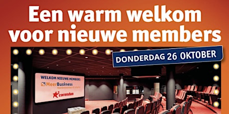 Welkom nieuwe leden event primary image