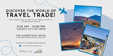 Imagem principal do evento Discover the world of travel trade! | Visit Moray Speyside