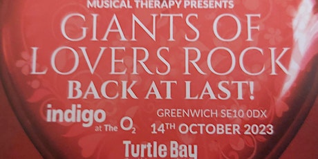 Imagem principal do evento Tickets Of Giants Of Lovers Rock 2023 Concert Up For Grabs!