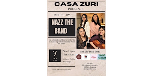 Primaire afbeelding van Casa Zuri x NAZZ the Band