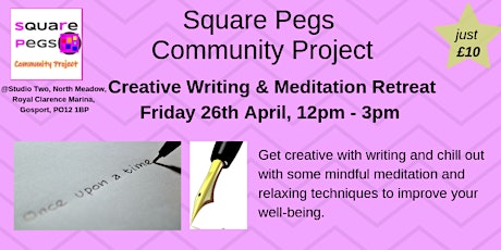 Creative Writing & Meditation Retreat Day - Fri 26th Apr, 12-3pm [£10] primary image