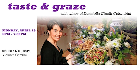Taste & Graze with Donatella Cinelli Colombini primary image