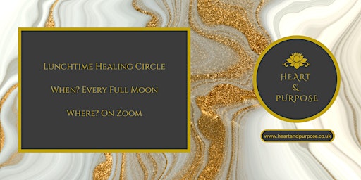 Imagem principal do evento FREE Full Moon Lunchtime Healing Sessions