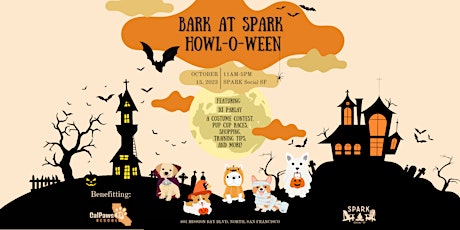 Imagem principal do evento Bark at SPARK Howl-o-ween 2023