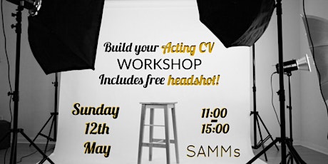 Build your Acting CV Workshop (Includes free headshot!)  primary image
