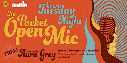 Immagine principale di 7DrumCity Presents: The Pocket Open Mic Hosted By Aura Grey 
