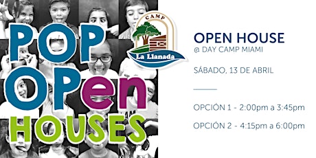 Hauptbild für POP OPEN HOUSE: Day Camp LLANADA @ Miami Horse Country