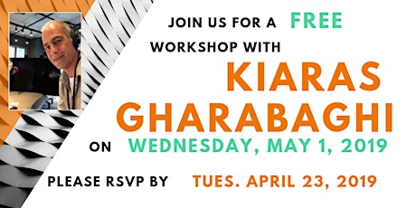Dr. Kiaras Gharabagi Workshop  - FREE primary image