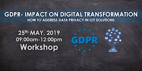 GDPR- Impact on Digital Transformation:- How to address Data Privacy in IoT Solutions primary image