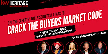 Tools, Stats, and Scripts to Crack the Buyers Market Code primary image