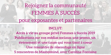 Inscription Forfait Communauté Femmes à Succès primary image