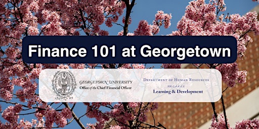 Primaire afbeelding van Finance 101 at Georgetown