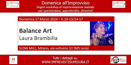 Primaire afbeelding van Workshop - Balance Art - Improvvisazione Teatrale