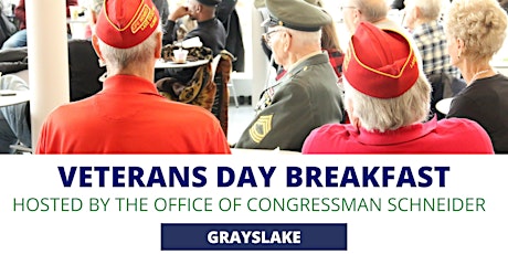 Veterans Day Breakfast Hosted By Rep. Brad Schneider primary image