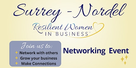 Surrey- Nordel-  Women In Business Networking primary image