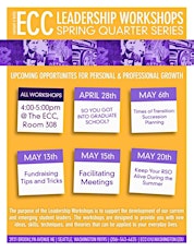 ECC Leadership Workshop: Keep Your RSO Alive During the Summer primary image