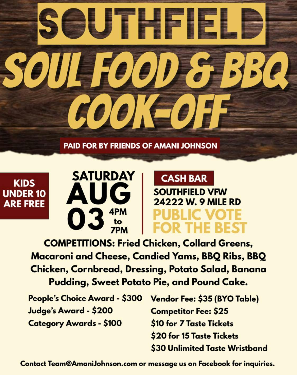 Southfield Soul Food & BBQ Cook-Off
