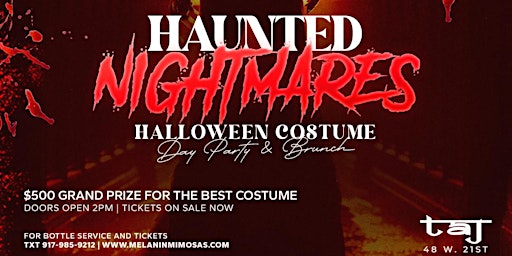 Haunted Nightmare Halloween Party in NYC primary image