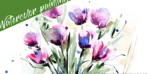 Watercolor & Drawing live Online classes for beginner to intermediate primary image