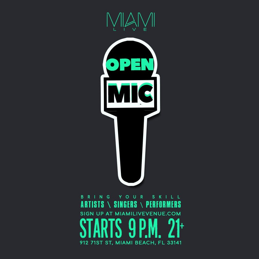 Miami LIVE Open Mic 6/16/19 - DJ Killa K