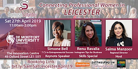 Samosa Saturday 27th April - Connecting Professional Women in Leicester primary image