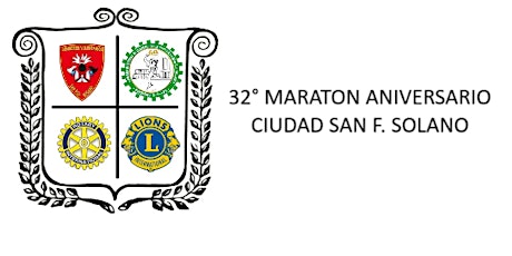 32° Maratón Aniversario Ciudad de San F. Solano primary image