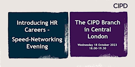 Introducing HR Careers – Speed-Networking Evening primary image