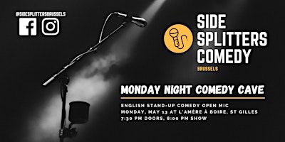 Imagem principal do evento Side Splitters Comedy Club's Monday Night Comedy Cave