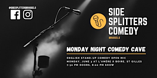 Imagem principal do evento Side Splitters Comedy Club's Monday Night Comedy Cave