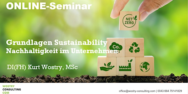 Grundlagen Sustainability - Nachhaltigkeit im Unternehmen