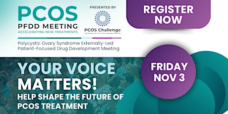 PCOS Patient-Focused Drug Development Meeting (PCOS PFDD Meeting) primary image