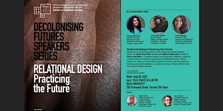 SFI Decolonising Futures Speakers Series: Relational Design primary image