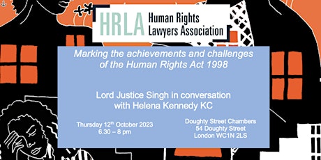 Lord Justice Singh in conversation with Helena Kennedy KC primary image