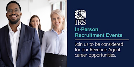 Imagen principal de IRS Recruitment Event: Revenue Agent Positions - Cincinnati, OH (Day 2)