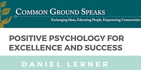 Positive Psychology for Excellence and Success  primärbild