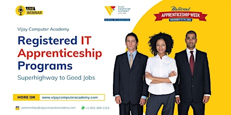 Become our registered IT apprenticeship EMPLOYER PARTNER!  Celebrating NAW! primary image