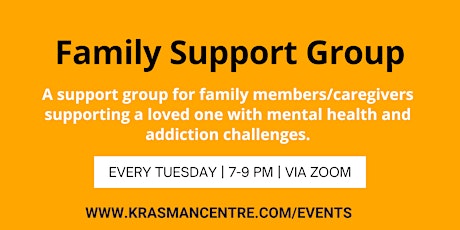 Family Support Group  Virtual Drop-In