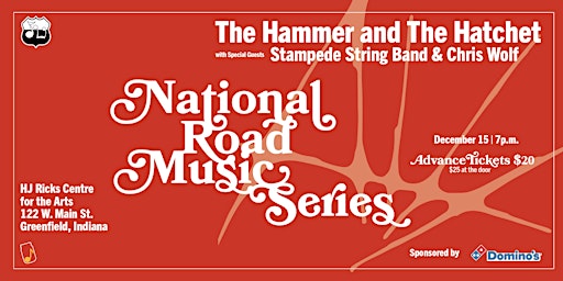 NRMS 5  The Hammer and The Hatchet, Stampede String Band and Chris Wolf primary image