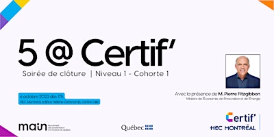 5 @ Certif’ – 1re édition